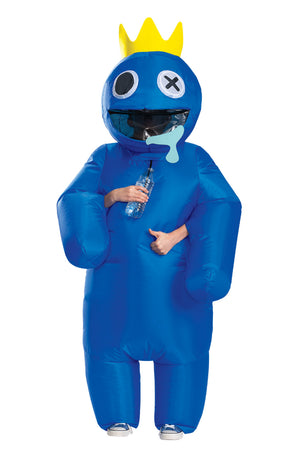 Rainbow Friends Blue Inflatable Child Costume