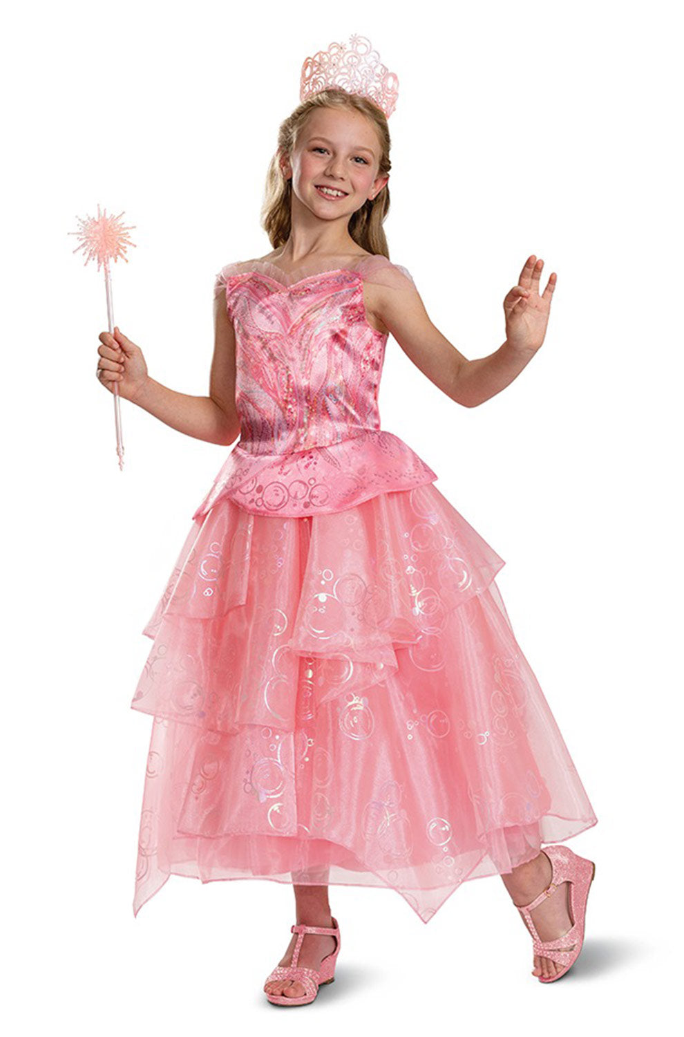 Toddler Deluxe Wicked Glinda the Good Witch Pink Dress Costume