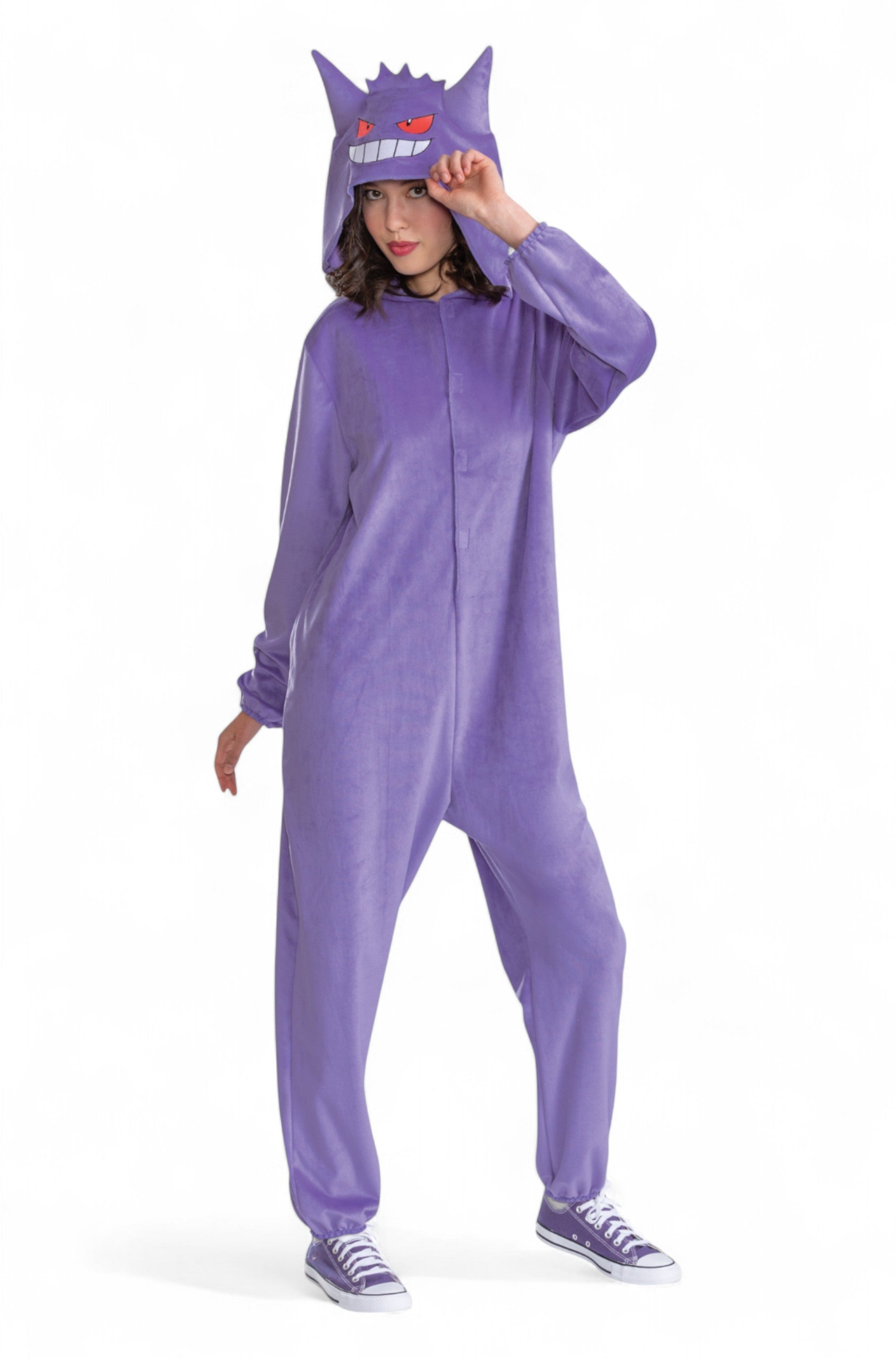 Gengar Deluxe Hooded Jumpsuit Adult Costume