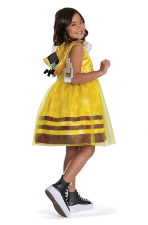 Minecraft Bee Hooded Dress Child Costume