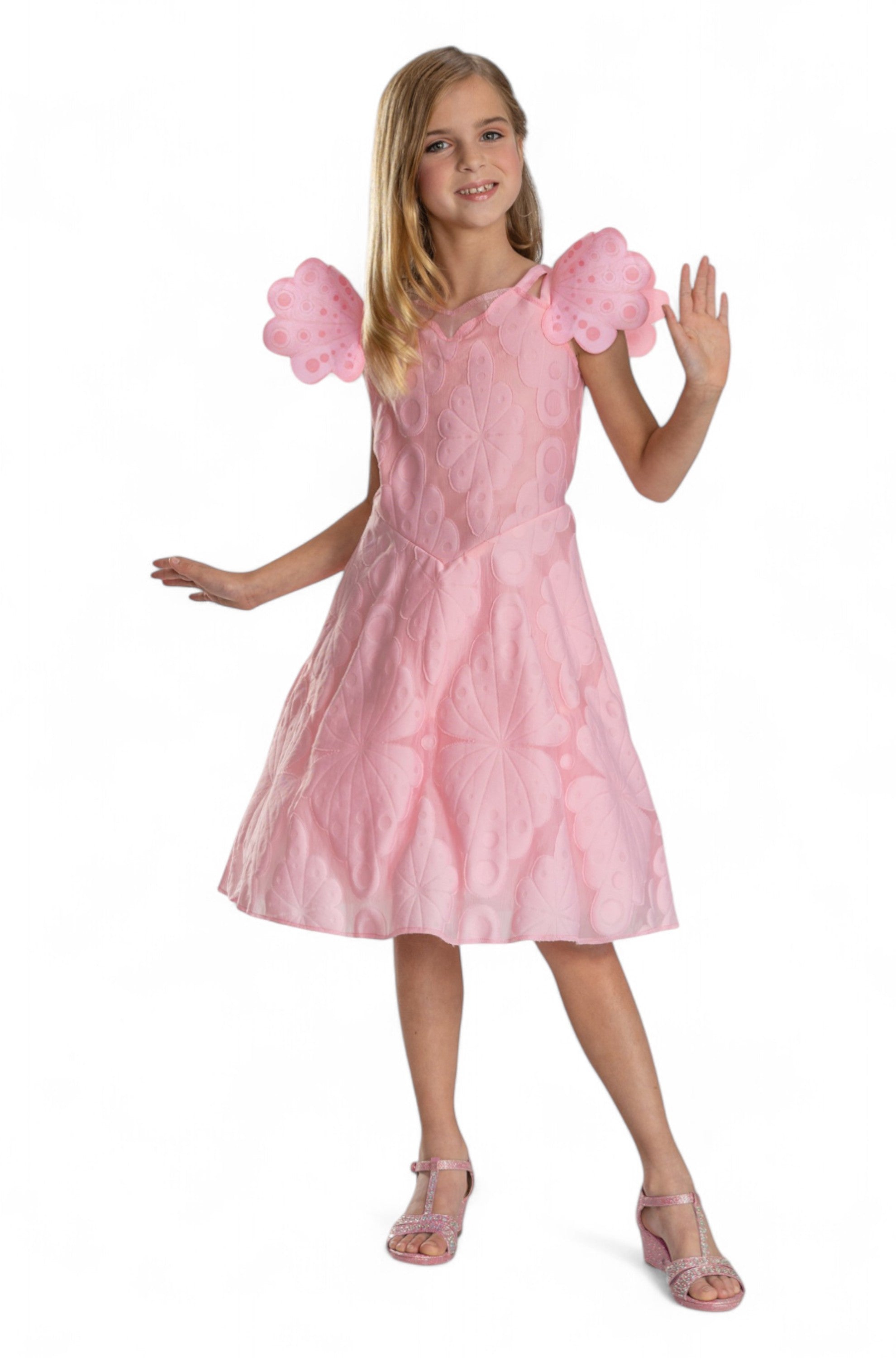 Glinda Dancing Through Life Dress Deluxe Child Costume