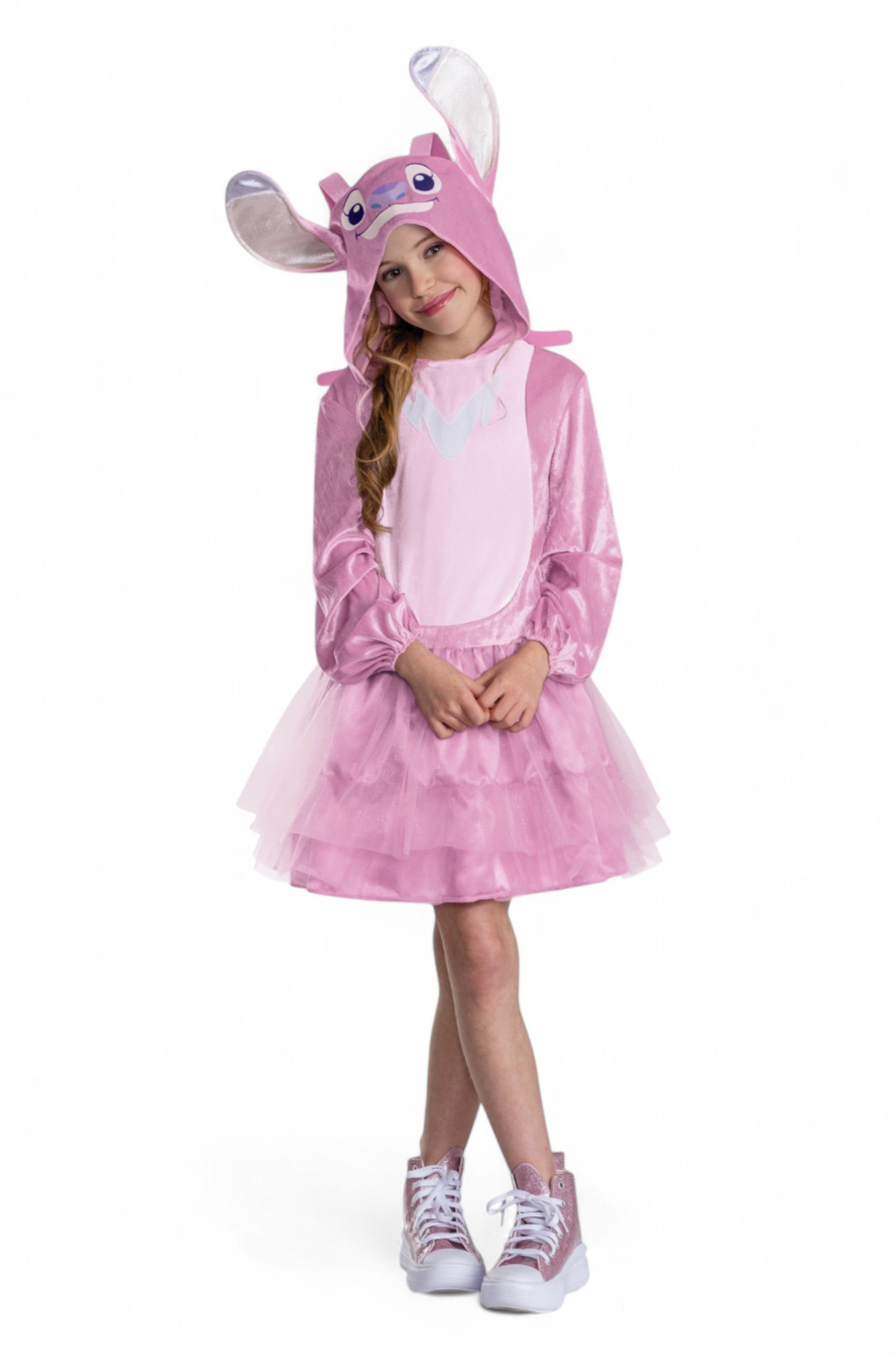 Kids Classic Disney's Lilo & Stitch Angel Hooded Dress Costume
