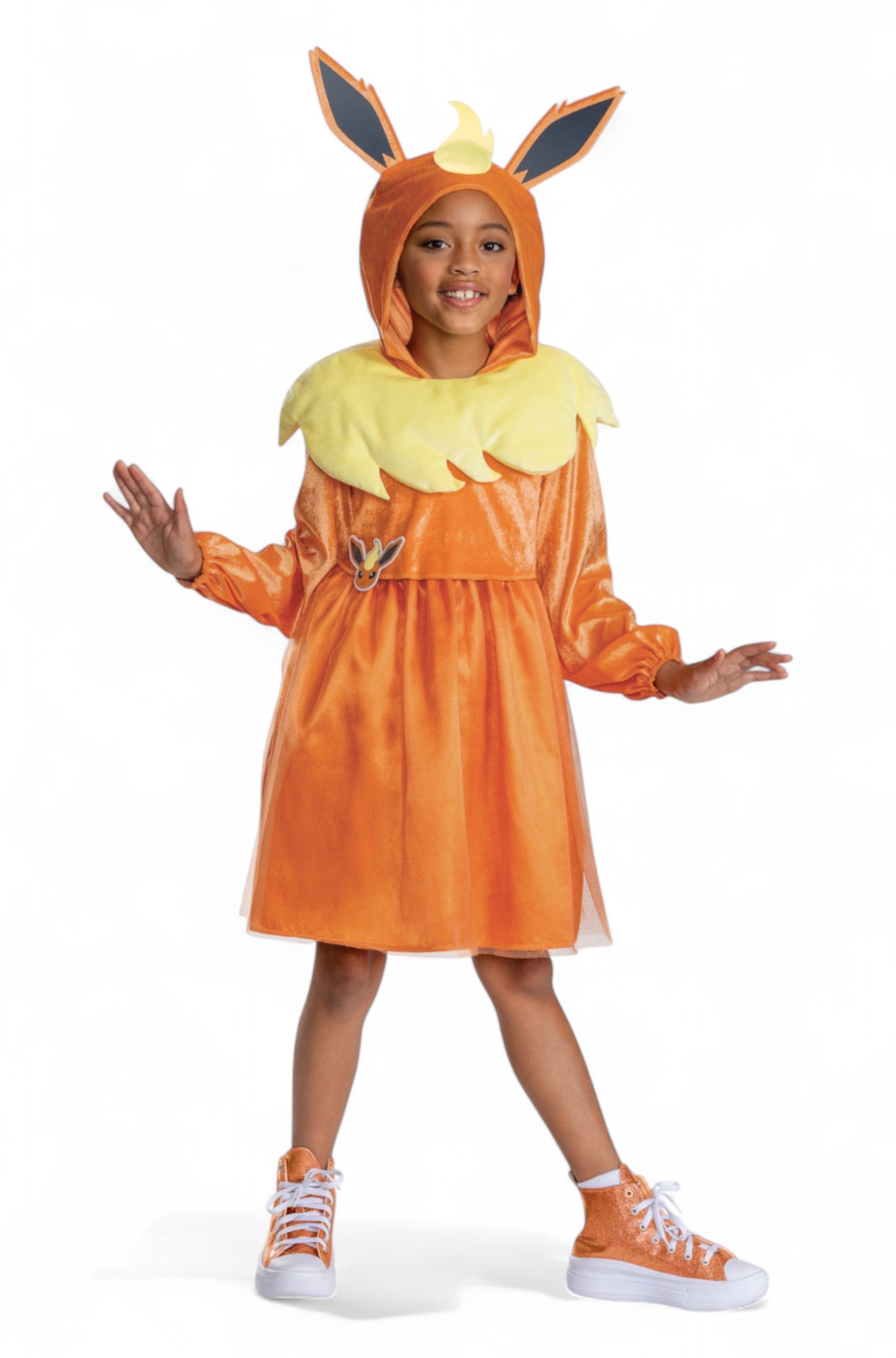 Flareon Hooded Dress Child Costume