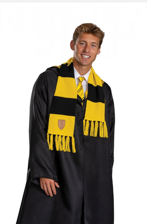 Hufflepuff Crested Scarf