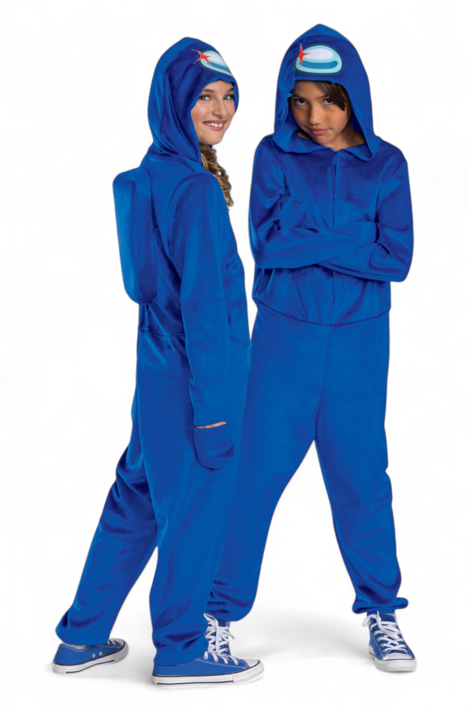 Blue Impostor Hooded Jumpsuit Classic Child Costume