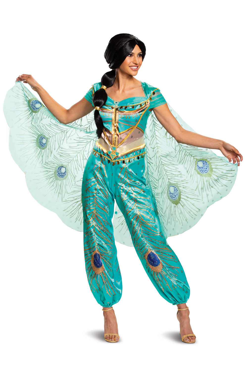 princess jasmine fancy dress adults Amazon.com: Fun Costumes Disney Aladdin Jasmine Costume for Women - Arabian  Princess Bodysuit, Pants, Headband & Necklace - Officially Licensed