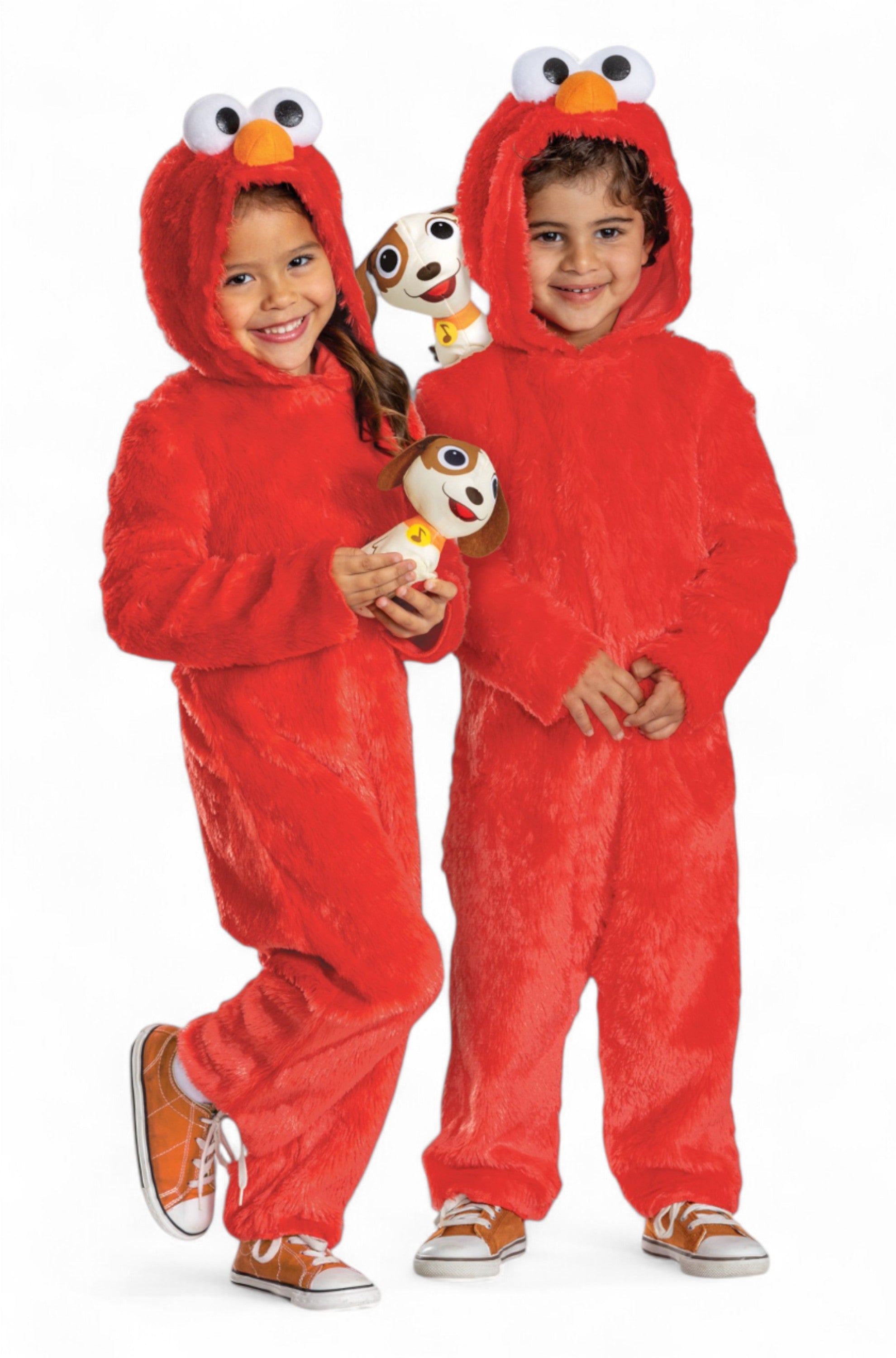 Toddler Classic Sesame Street Elmo with Tango Jumpsuit Costume 3T-4T