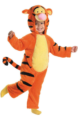 Disney Winnie The Pooh Tigger Deluxe Two-Sided Plush Jumpsuit Infant/Toddler Costume