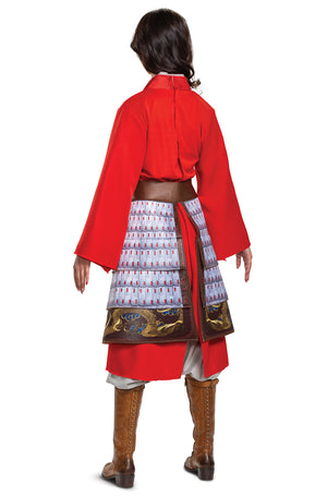 Mulan Hero Red Dress Deluxe Adult Costume