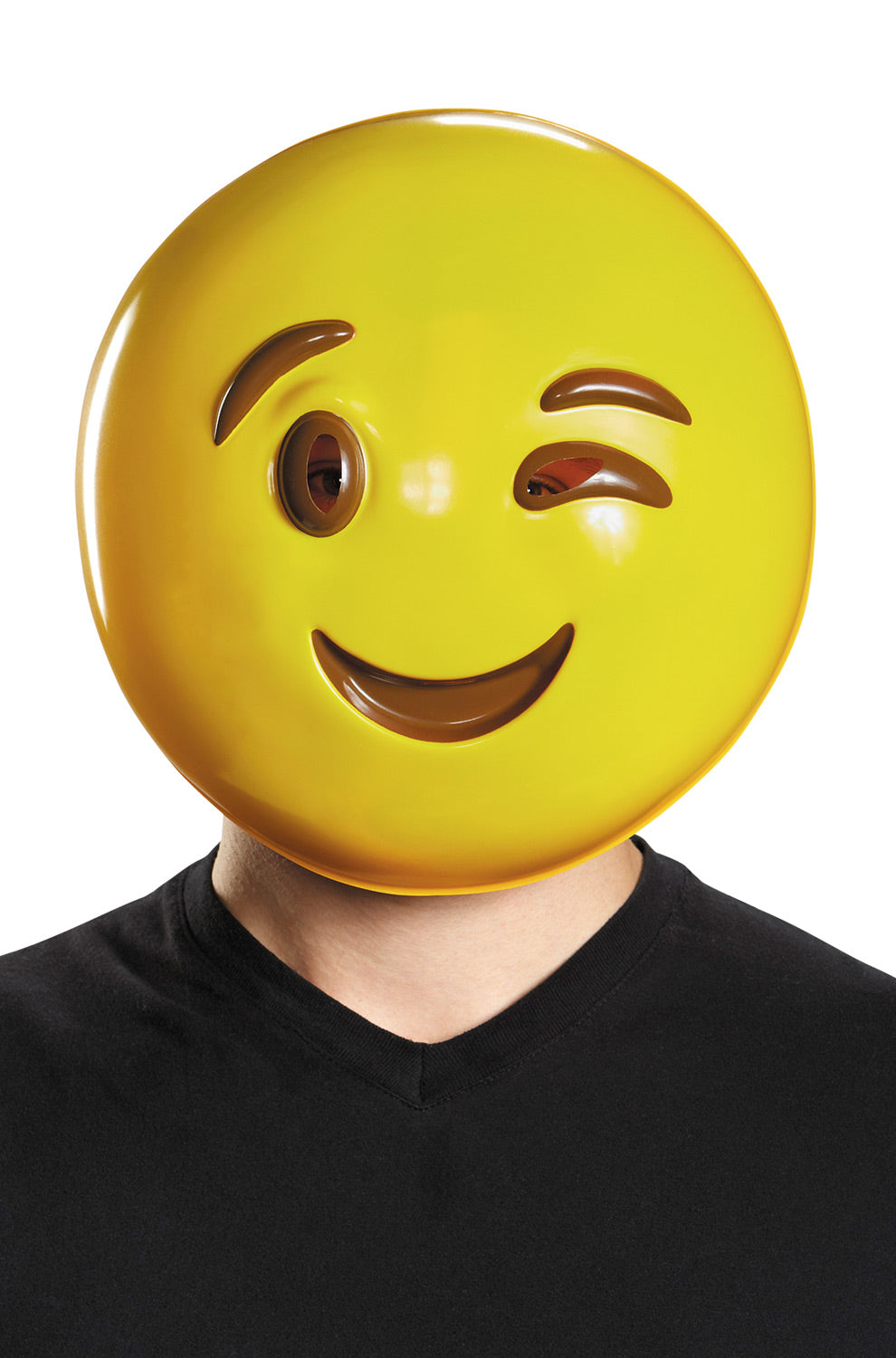 Wink Emoticon Adult Mask