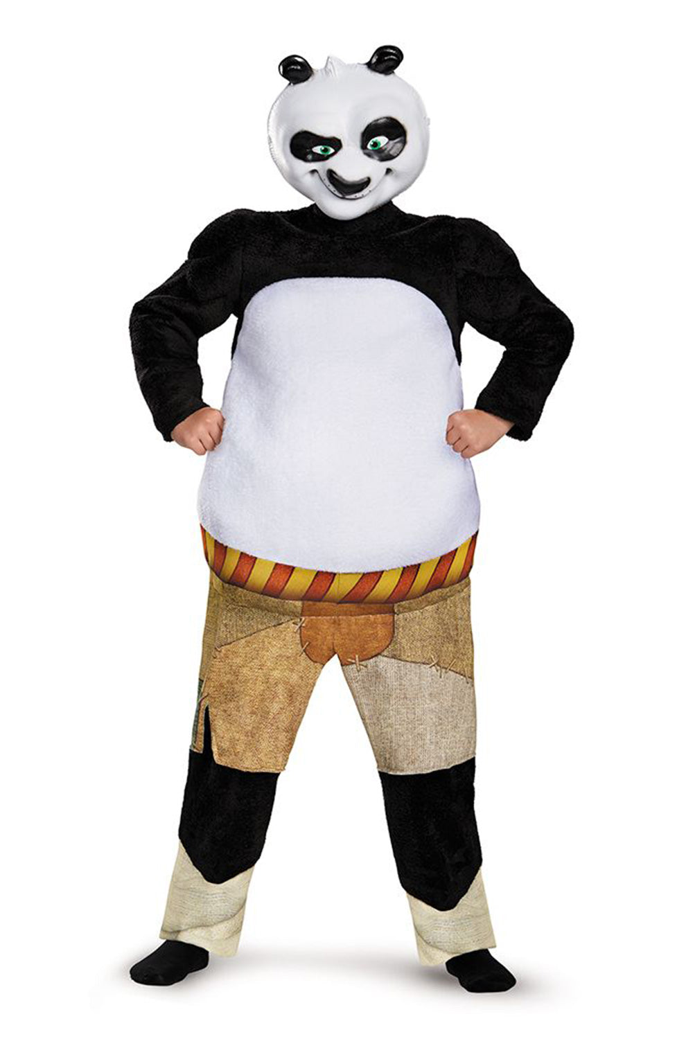 Panda-Po Deluxe Muscle Child Costume