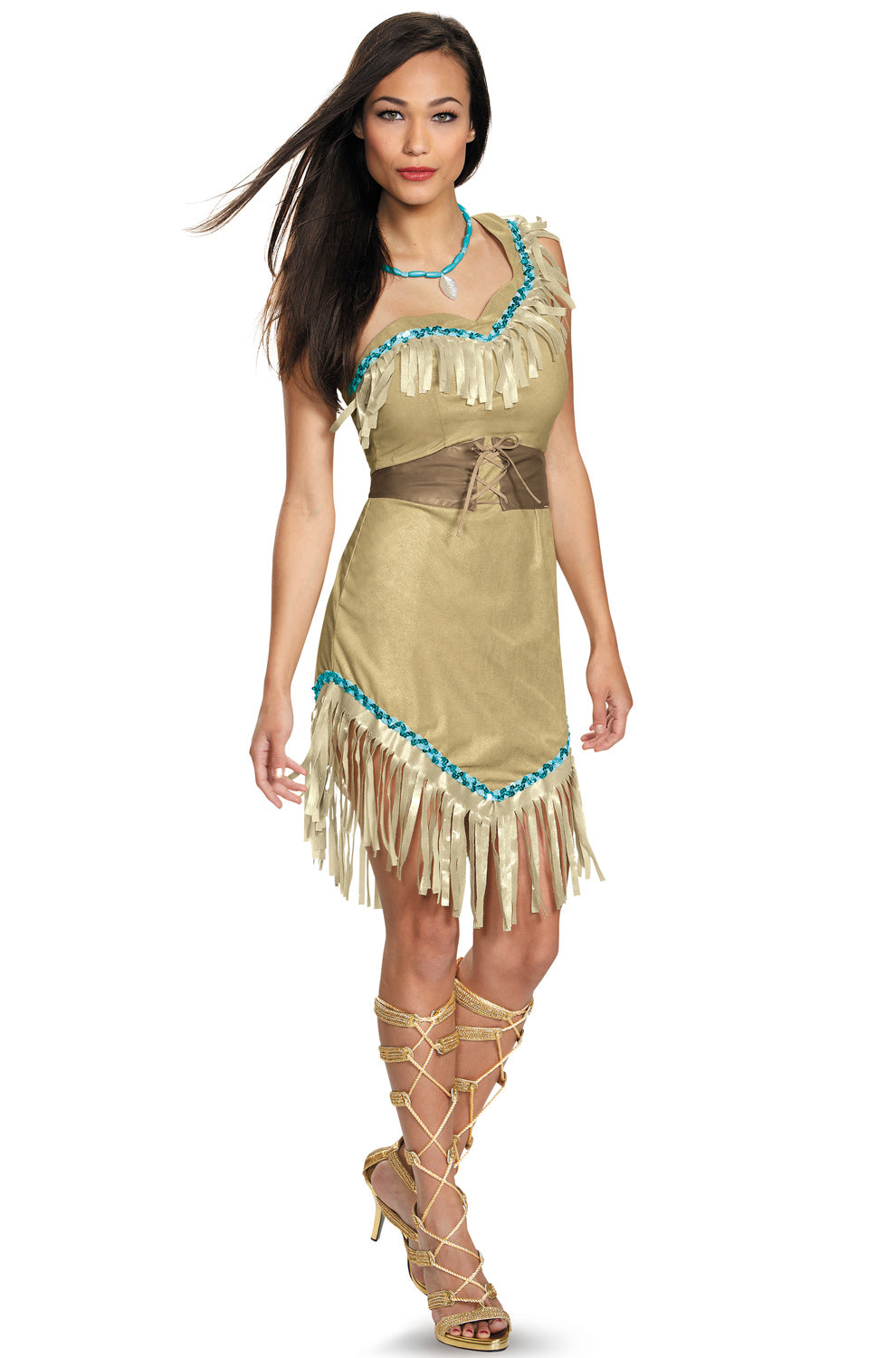 Pocahontas Deluxe Adult Costume – Pure Costumes