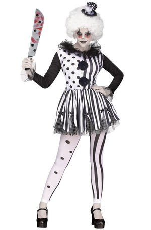 Killer Clown Lady Adult Costume