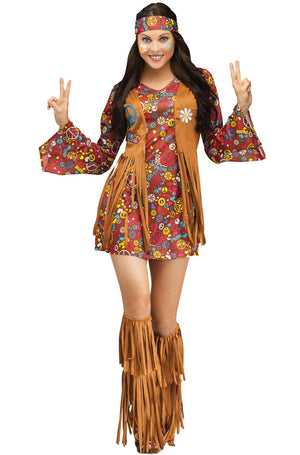Peace and Love Hippie Adult Costume