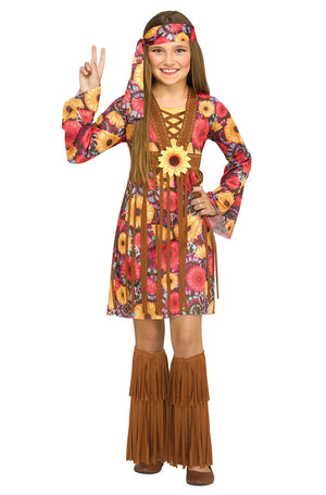 Flower Power Hippie Child Costume