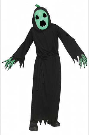 Glow-in-the-Dark Wailing Pumpkin Child Costume