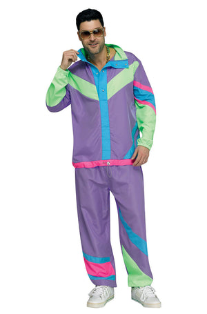 Hip 80's Tracksuit Plus Size Costume