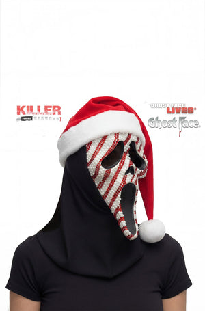Ghost Face Bling Candy Cane Adult Mask