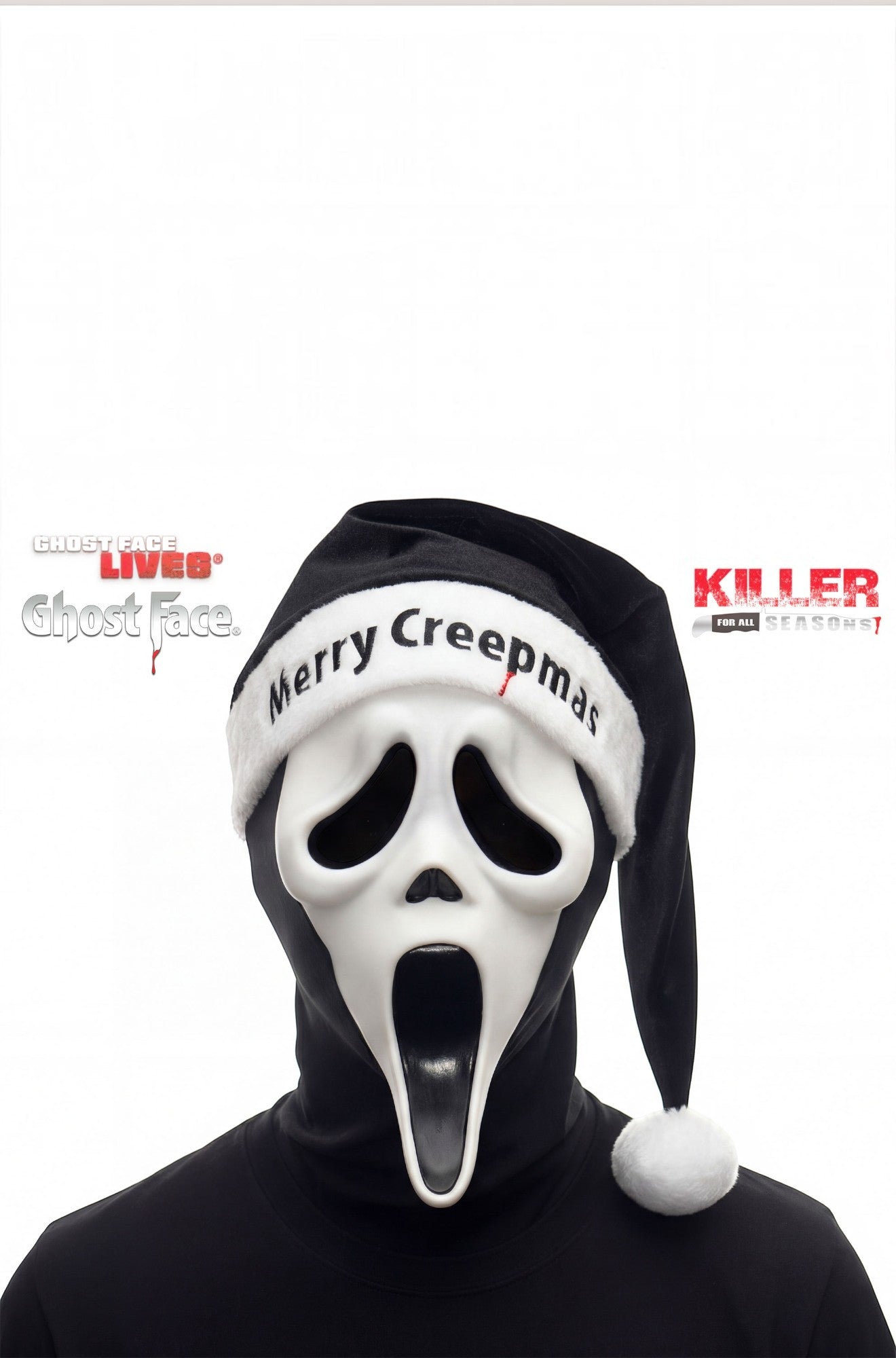 Ghost Face Horror Santa Adult Mask