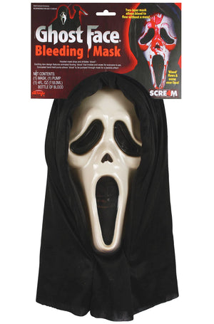 Bleeding Ghost Face Adult Mask