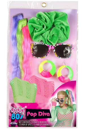 Rockin' 80s Pop Diva Costume Kit
