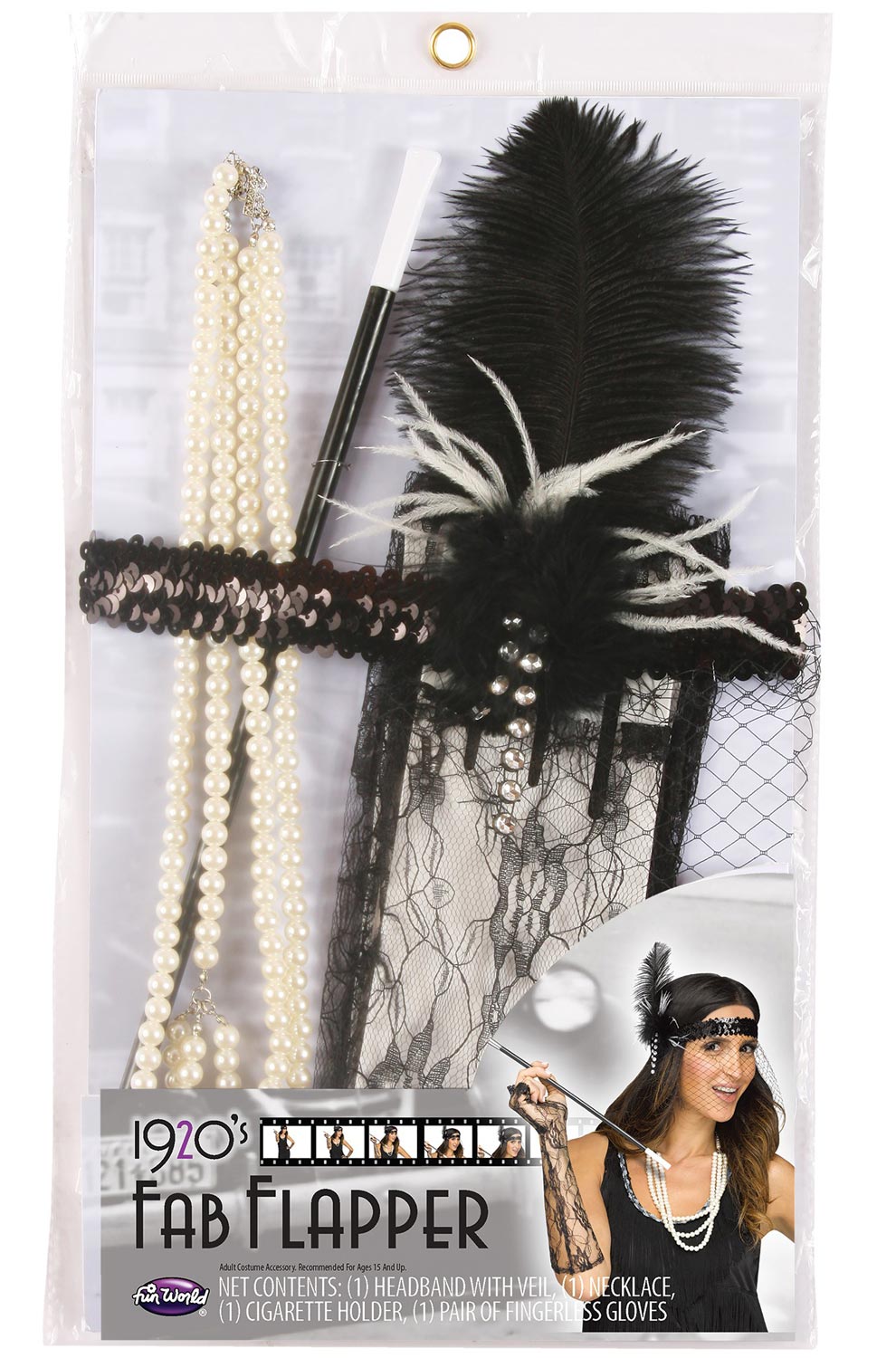 1920s Fab Flapper Costume Kit