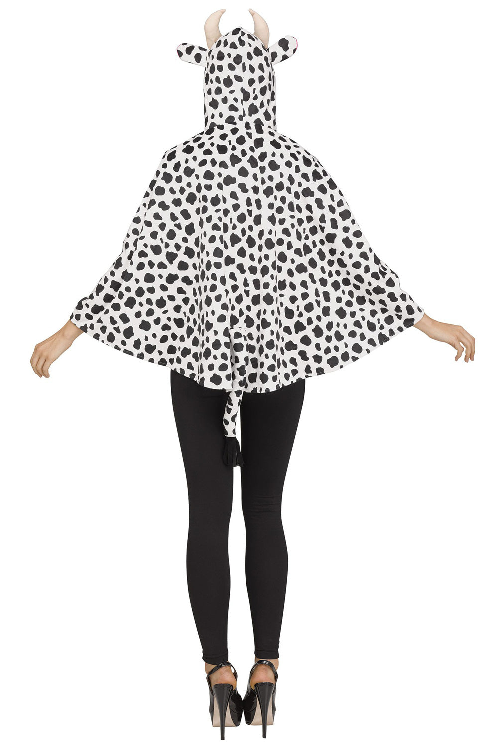 Cow Hooded Poncho Adult Costume