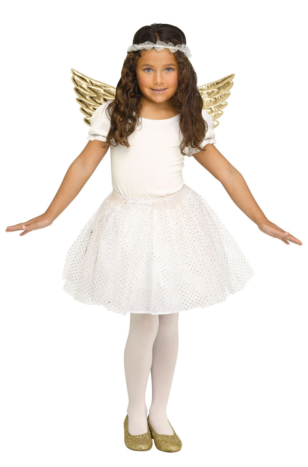 Angel Wing Set Child Costume Kit (Gold)