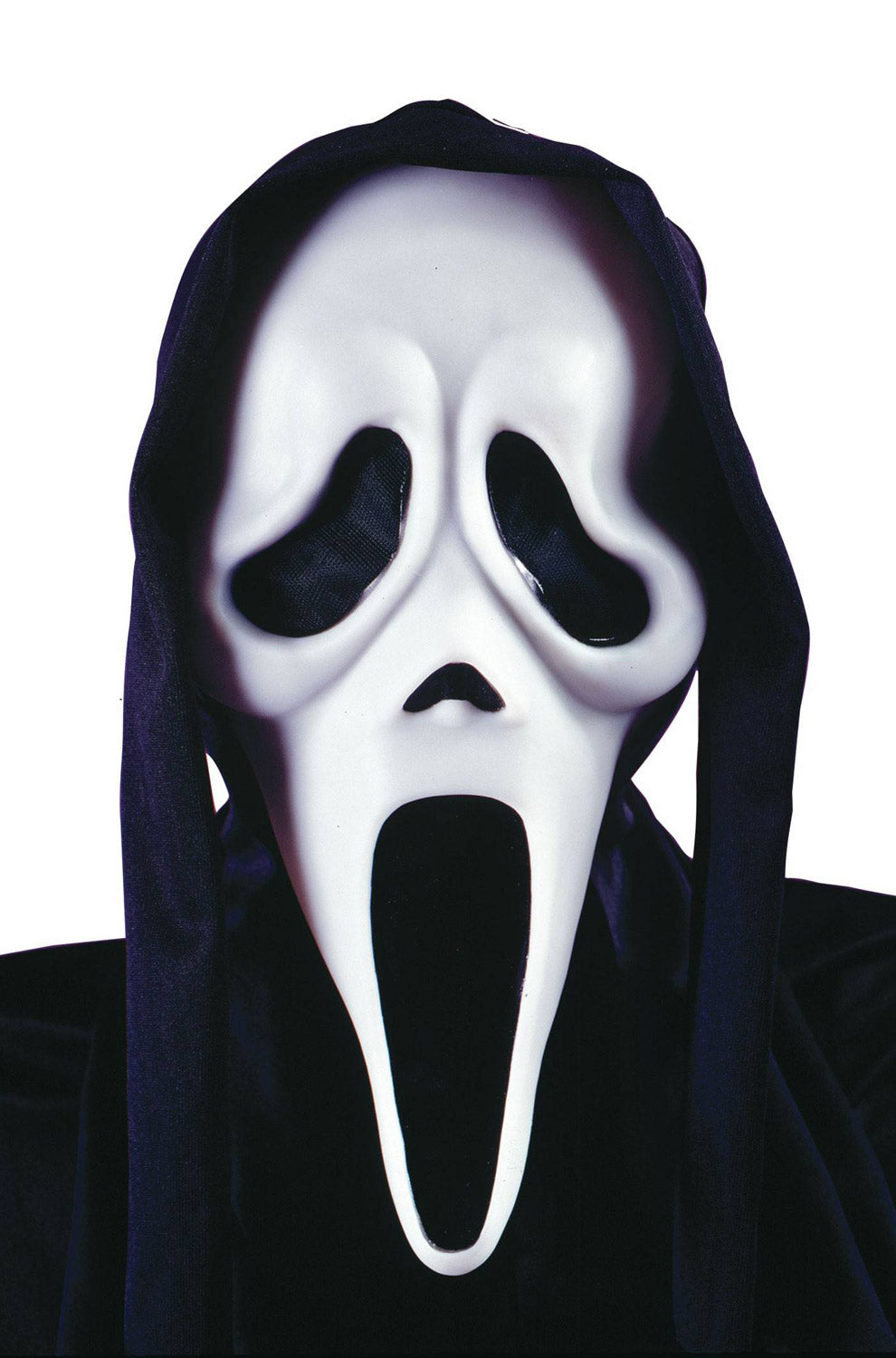 Ghost Face Mask With Shroud