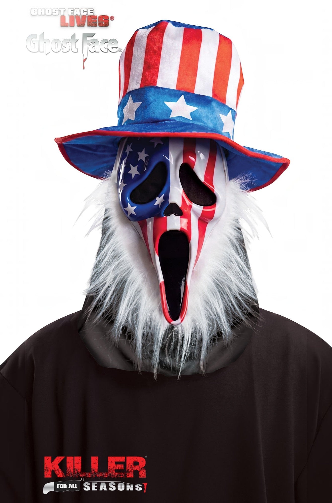 Uncle Sam Ghost Face Adult Mask