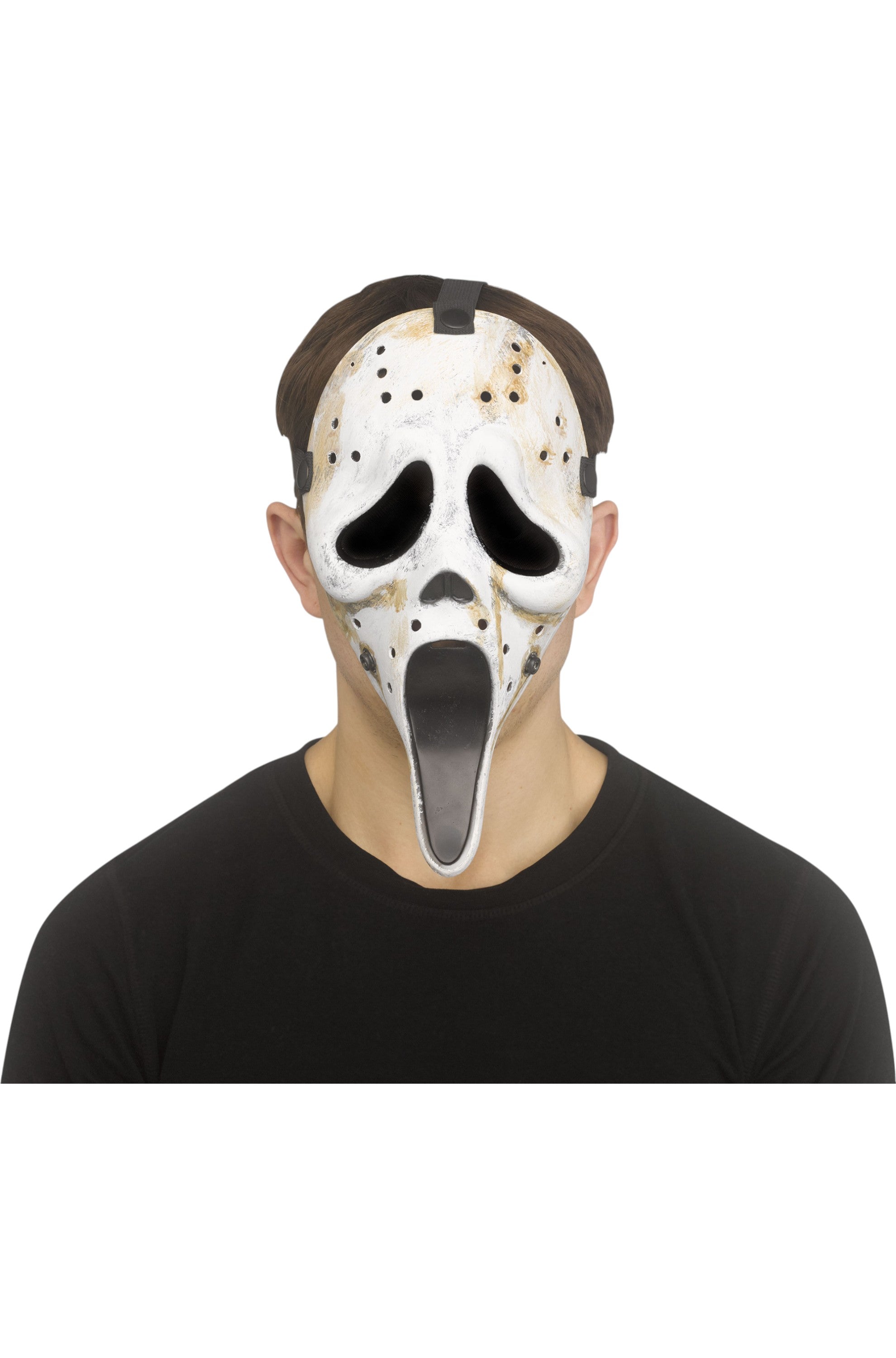 Ghost Face Adult Hockey Mask (Distressed)