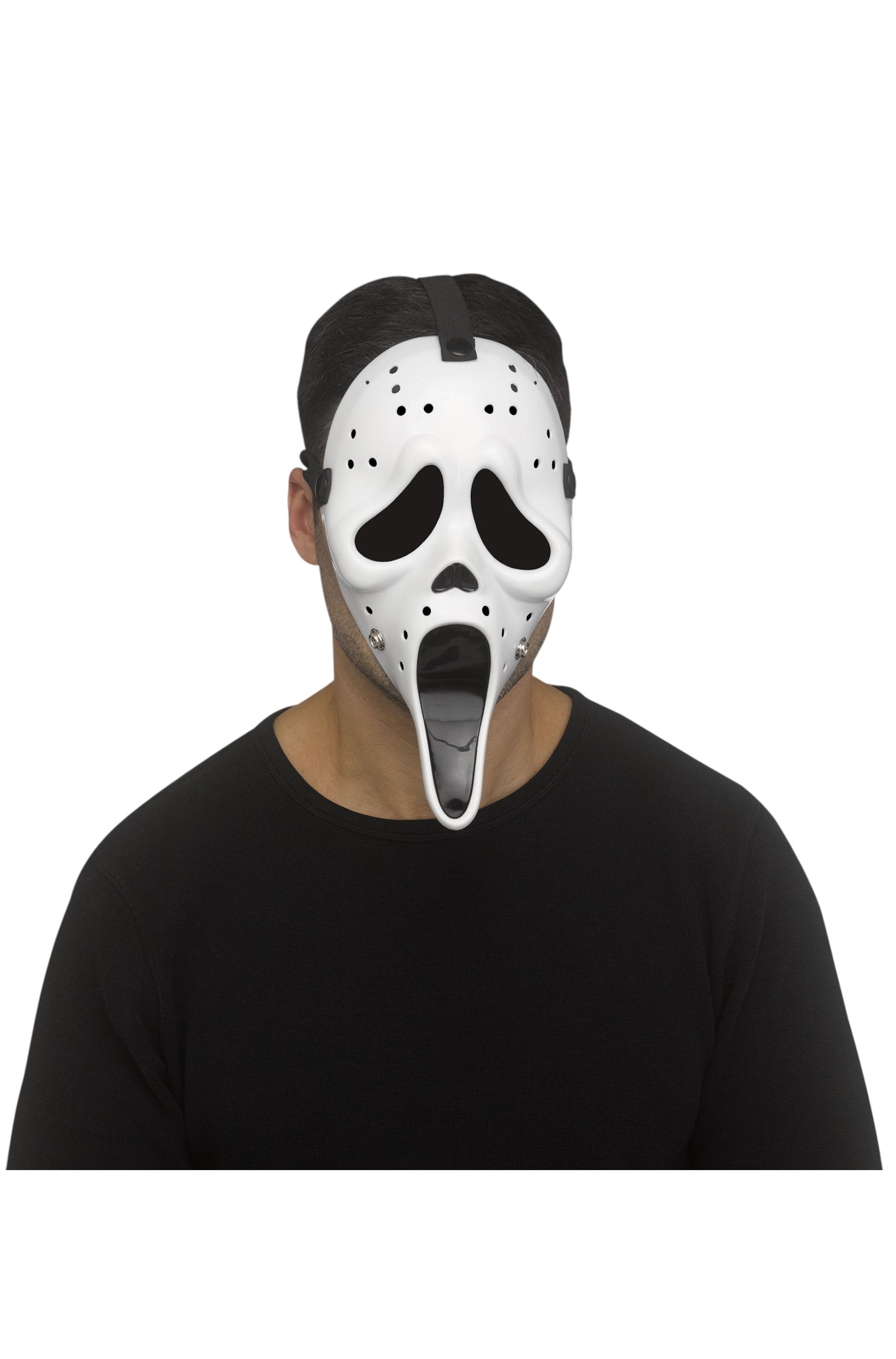 Ghost Face Adult Hockey Mask (White)