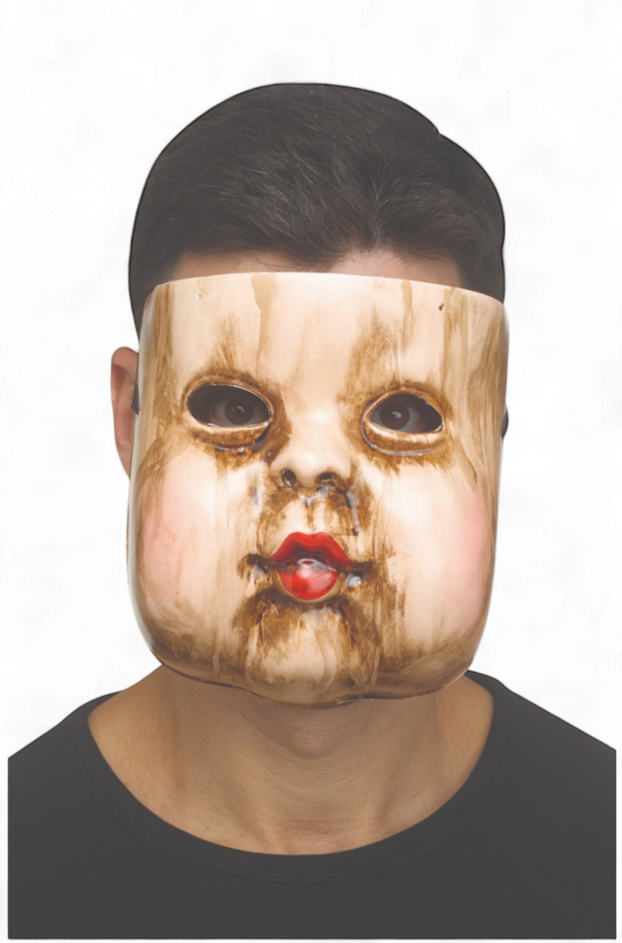 Creepy Doll Face Adult Mask