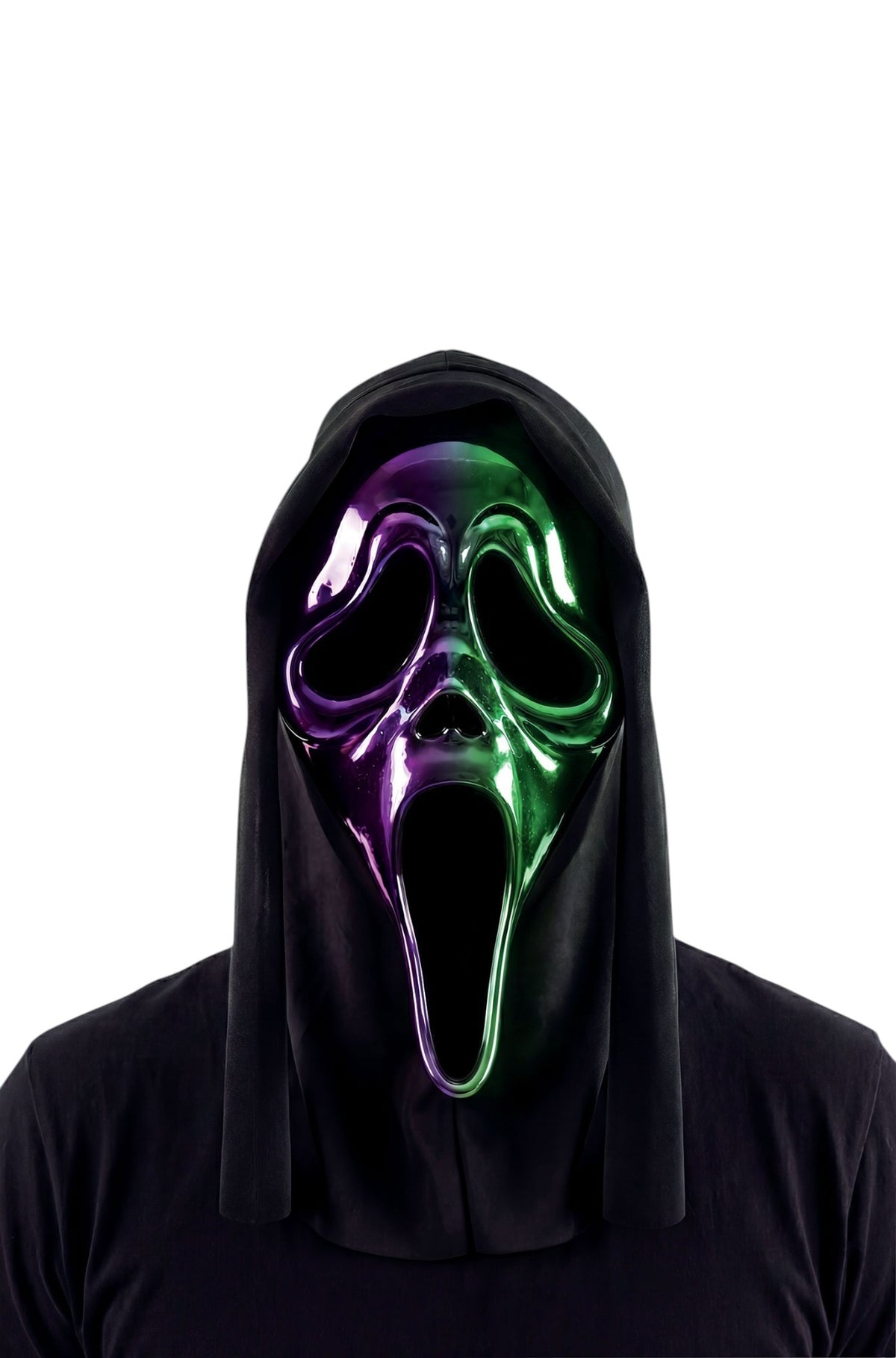 Ghost Face Ombre Chrome Adult Mask