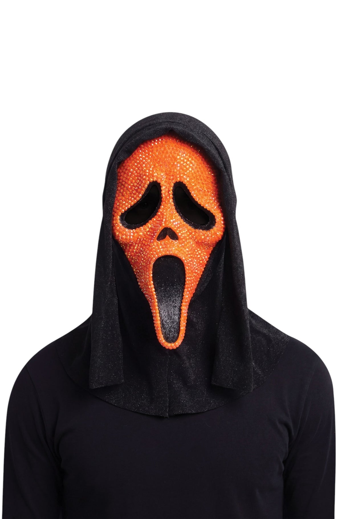 Ghost Face Neon Bling Adult Mask