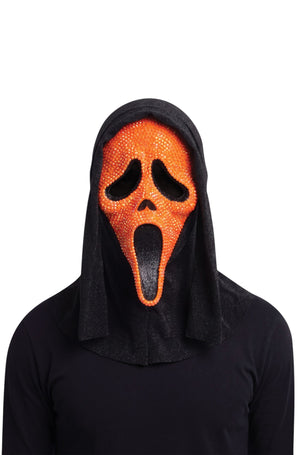 Ghost Face Neon Bling Adult Mask