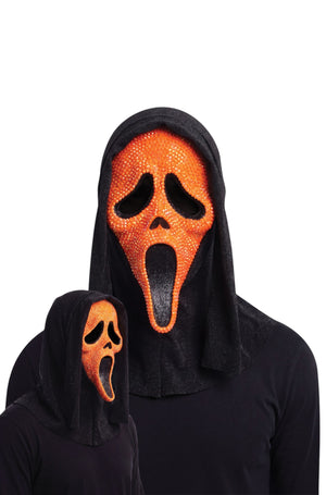 Ghost Face Neon Bling Adult Mask