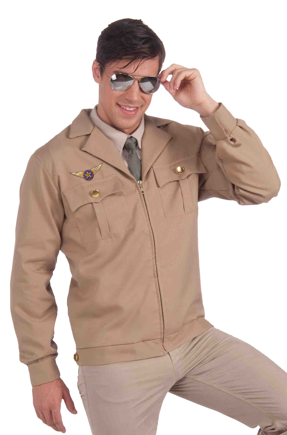 Fighter Jet Pilot Jacket Adult Costume (XL)