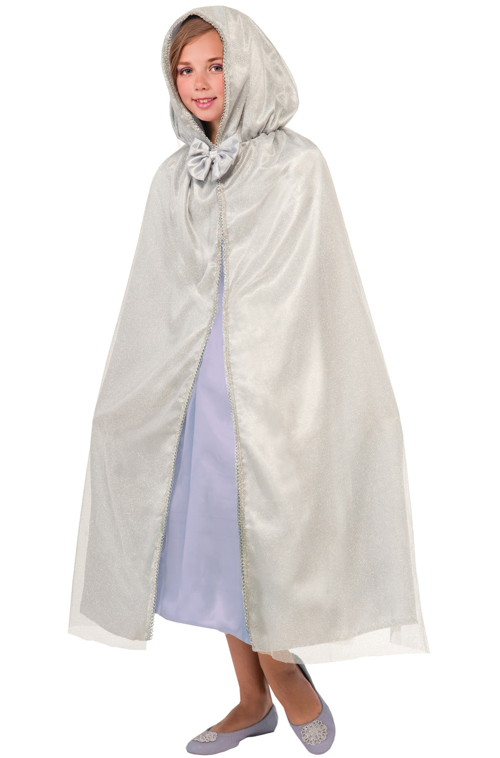 Child Royal Princess Cape (Silver)