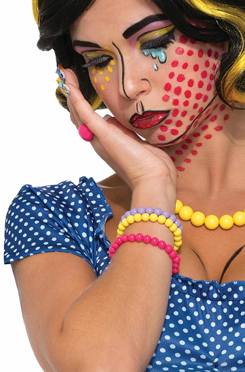 Lavender Big Pearls Bracelet