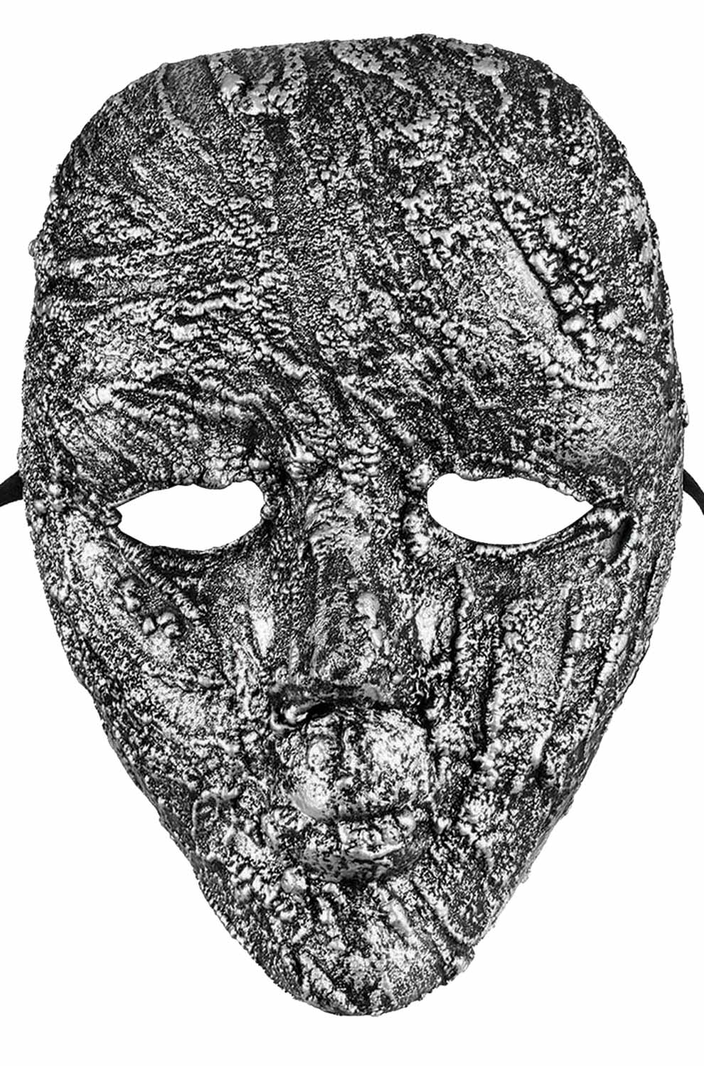 Textured Face Mask (Silver)