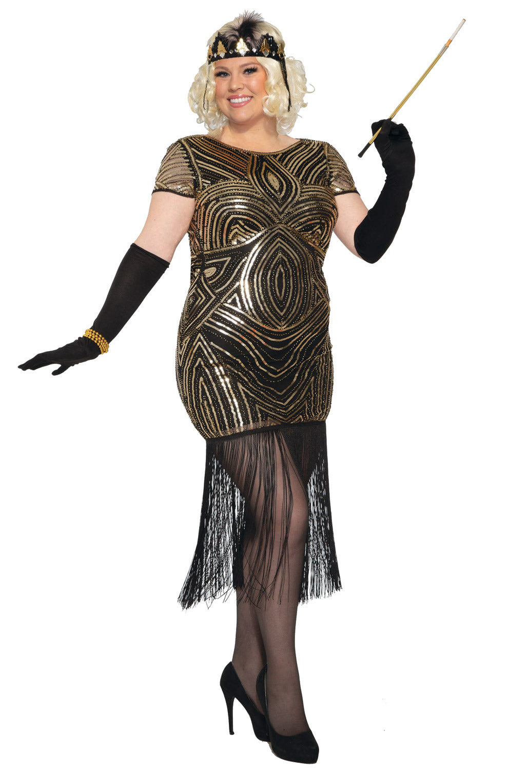 Art Deco Flapper Plus Size Costume