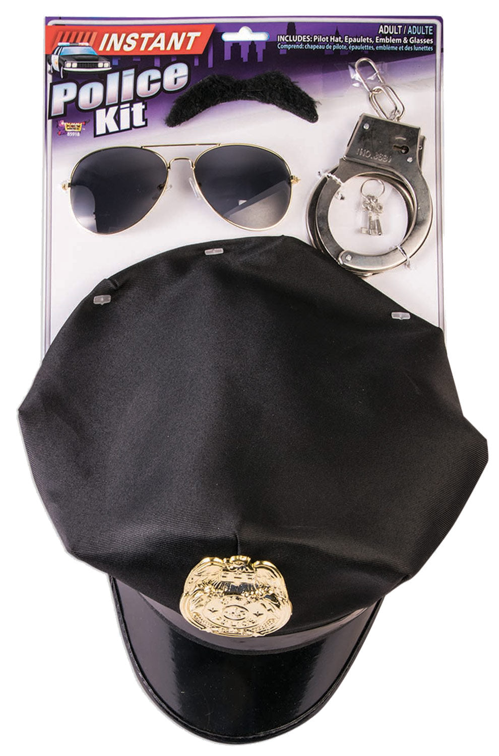 Instant Police Costume Kit – Pure Costumes, image size:990x1500
