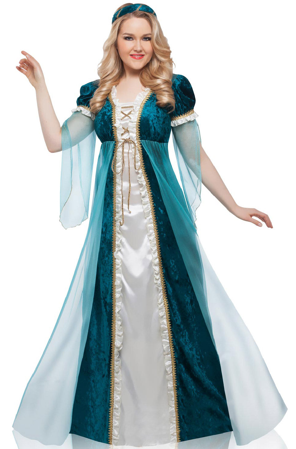 Franco Emerald Juliet Plus Size Costume 85000-4