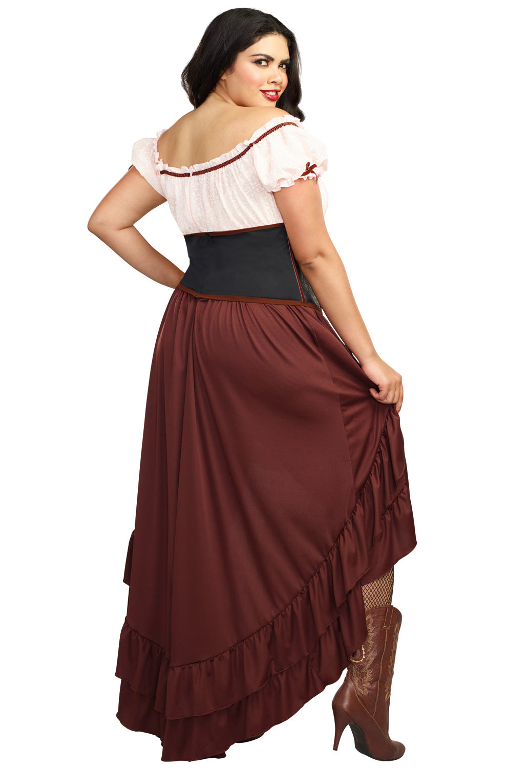 Saloon Gal Plus Size Costume