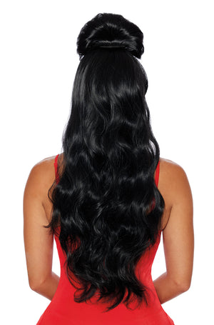 Extra Long Pompadour Adult Wig