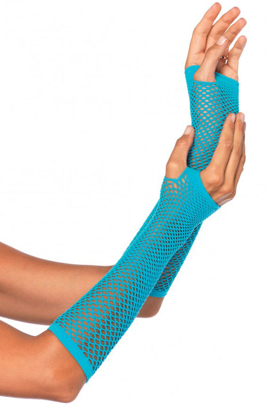 Triangle Net Fingerless Gloves