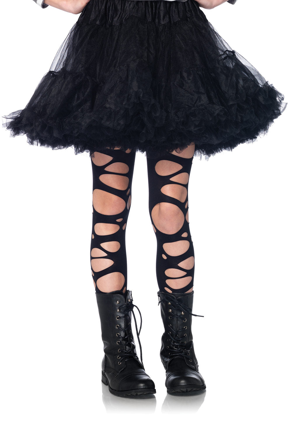 Girls' Tattered Tights