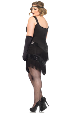Glamour Flapper Plus Size Costume