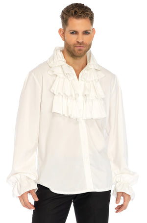 Ruffle Front Shirt Adult Costume
